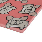 SahneFrenchie Schneidebrett (Ecke)