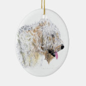 SahneLabradoodle Keramikornament (Rechts)