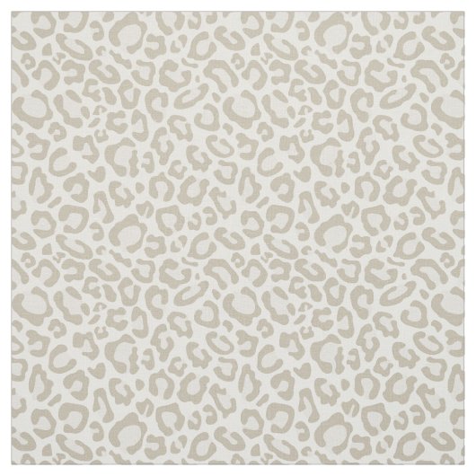 Sahneleopard-Druck Stoff (Muster)