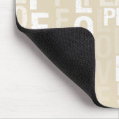 SahneLiebe-Friedenstypographie Mousepad (Ecke)