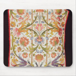 Sahnesatin Chasuble, Neapel, Ende des 17. Mousepad
