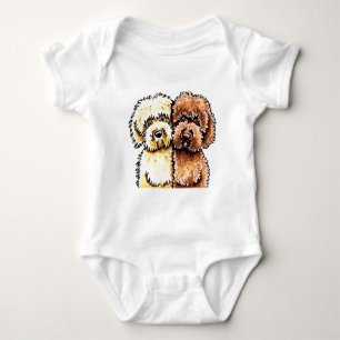 Sahneschokolade Labradoodles Baby Strampler
