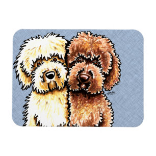 Sahneschokolade Labradoodles Magnet