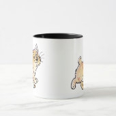 Sahnetabby-Manx Miezekatze Tasse (Zentrum)