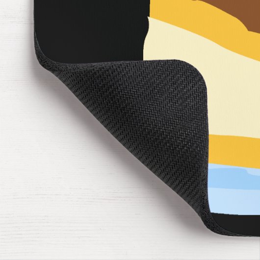 Sahnetorte Bostons Mousepad (Ecke)
