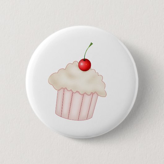 Sahniger kleiner Kuchen Button (Vorderseite)