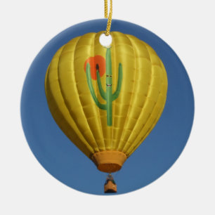Sahuaro Sonnenaufgang-Ballon Keramikornament
