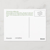 Sahuaro Sunrise Hot Air Ballon Postcard Postkarte (Rückseite)