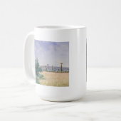 Sahurs Wiesen am Morgen Sun Kaffeetasse (Vorderseite Links)