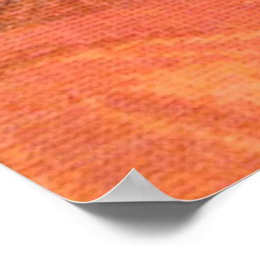 Sai Baba Cross Stitch Image Poster (Ecke)