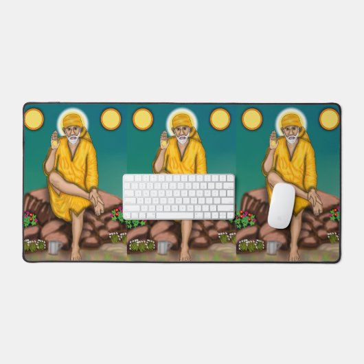 Sai Baba Desk Mat Schreibtischunterlage (Tastatur & Maus)