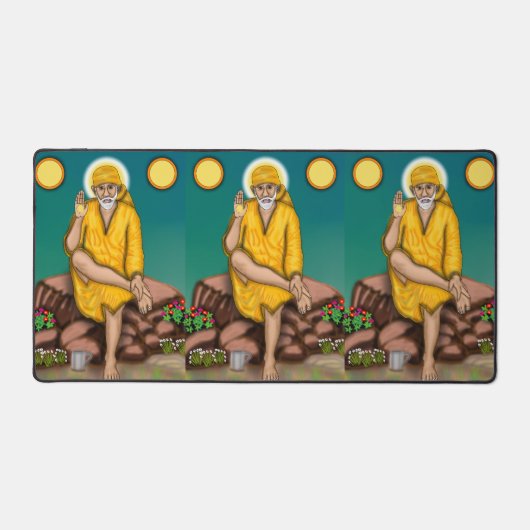Sai Baba Desk Mat Schreibtischunterlage (Vorderseite)