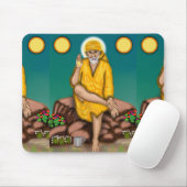 Sai Baba Mouse Pad Mousepad (Mit Mouse)