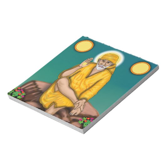 Sai Baba Notepad Notizblock (Rotiert)