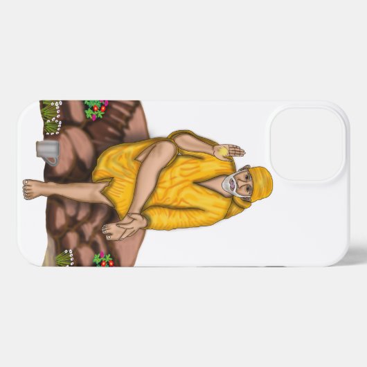 Sai Baba Phone Case iPhone Hülle (Rückseite (Horizontal))