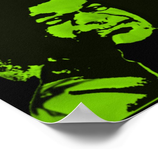 Sai Baba Pop Art Poster (Ecke)