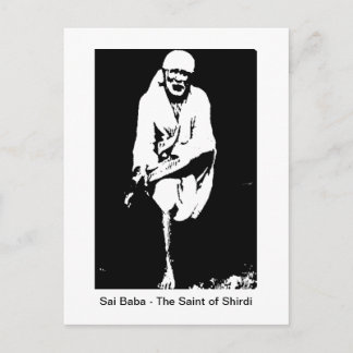 Sai Baba Saint Shirdi Postcard Postkarte
