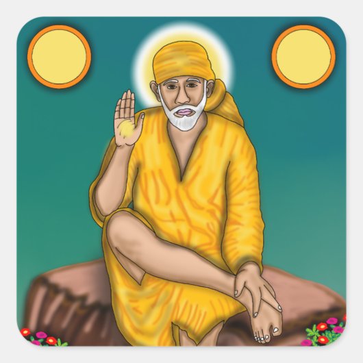 Sai Baba Stickers (Vorderseite)