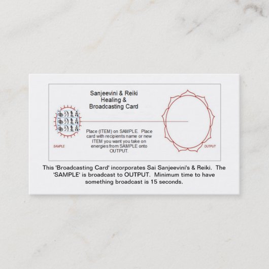 Sai Sanjeevini u. Reiki Karte (Vorderseite)