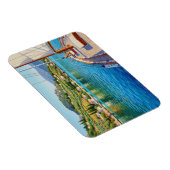 Saiboat in Corfu Greece Travel Magnet (Rechte Seite)