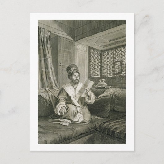 Said Mustapha Pasha Verwundete in der Schlacht von Postkarte (Vorderseite)