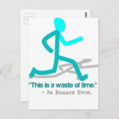 Said No Runner Ever Funny Postkarte (Vorne/Hinten)