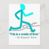 Said No Runner Ever Funny Postkarte (Vorderseite)