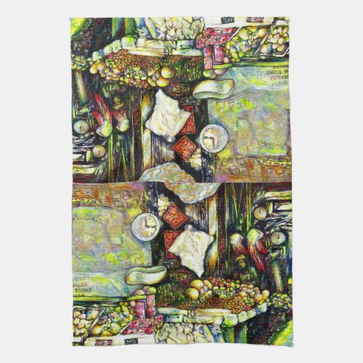 Said, um die gesamte Idee einzubringen Geschirrtuch (Vertikal)