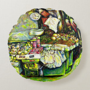 Said, um die gesamte Idee einzubringen Rundes Kissen