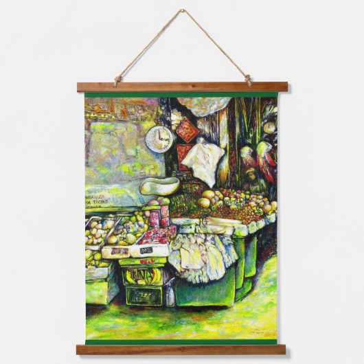 Said, um die gesamte Idee einzubringen Wandteppich Mit Holzrahmen (Vorderseite)