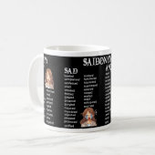 Saidonyms Kaffeetasse (Vorderseite Links)