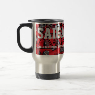 Saiga 12 - Kampf-Schrotflinte-Reise-Tasse Reisebecher