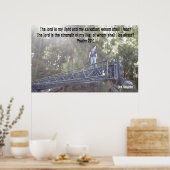 Saiga 12 Psalm 27:1 Inspiration Poster (Küche)