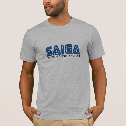 Saiga 12 - Taktische Kampf-Schrotflinte T-Shirt (Vorderseite)