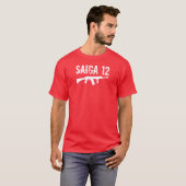 Saiga 12 - Team-Shirt-Fronten-Griff-faltender T-Shirt (Vorne ganz)