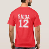 Saiga 12 - Team-Shirt T-Shirt (Rückseite)