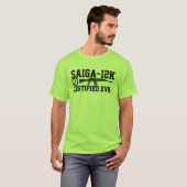 Saiga 12 - Zugelassene schlechte Checkliste T-Shirt (Vorne ganz)