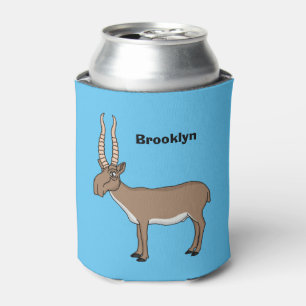 Saiga antelope Cartoon Illustration Dosenkühler