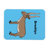 Saiga antelope Cartoon Illustration Magnet (Horizontal)