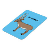 Saiga antelope Cartoon Illustration Magnet (Linke Seite)