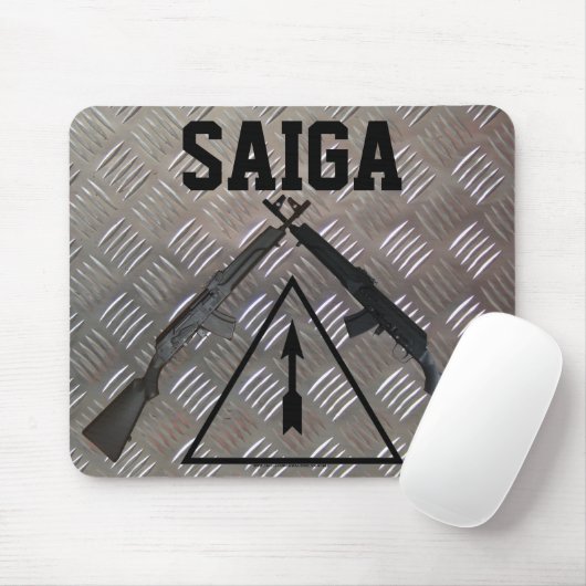 Saiga Gewehr Mousepad (Mit Mouse)