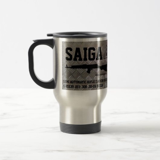 Saiga Gewehr Reisebecher (Links)