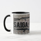 Saiga Gewehr Tasse (Links)