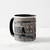 Saiga Gewehr Tasse (Vorderseite Links)