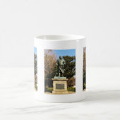 Saigo Takamori (The Last Samurai) & Hunde Statue Kaffeetasse (Mittel)