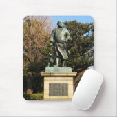 Saigo Takamori (The Last Samurai) & Hunde Statue Mousepad (Mit Mouse)