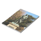 Saigo Takamori (The Last Samurai) & Hunde Statue Notizblock (Rotiert)