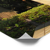 Saigo Takamori (The Last Samurai) & Hunde Statue Poster (Ecke)