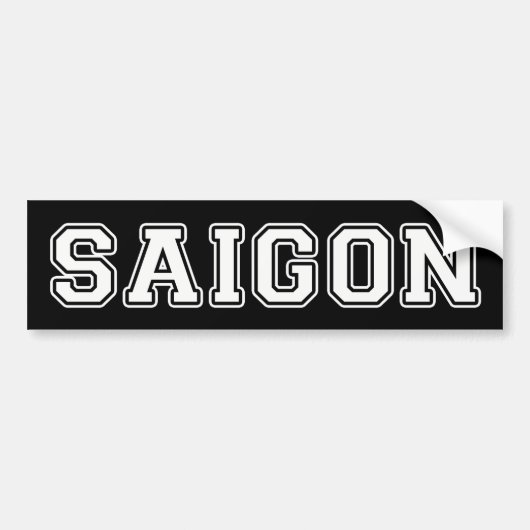 Saigon Autoaufkleber (Vorne)