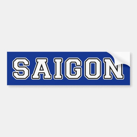 Saigon Autoaufkleber (Vorne)